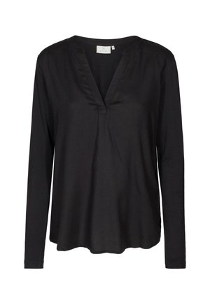 Kaffe KACALINA - Camiseta de manga larga - black deep