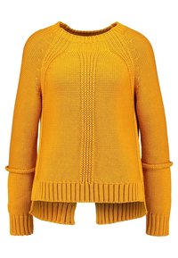 Topshop Stickad tröja - mustard yellow