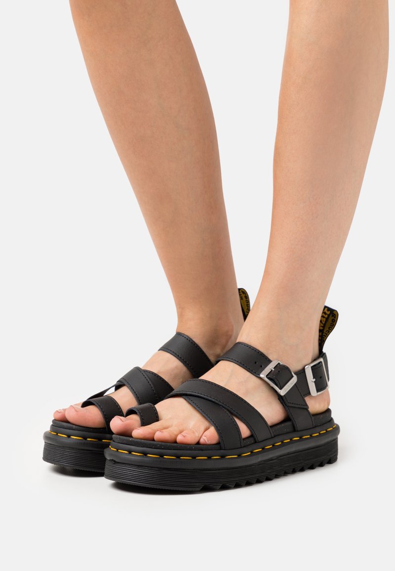 Dr. Martens AVRY Tbar sandals black hydro/black Zalando.de