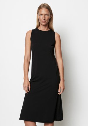 SLEEVE LESS EASY FIT - Vestito di maglina - black