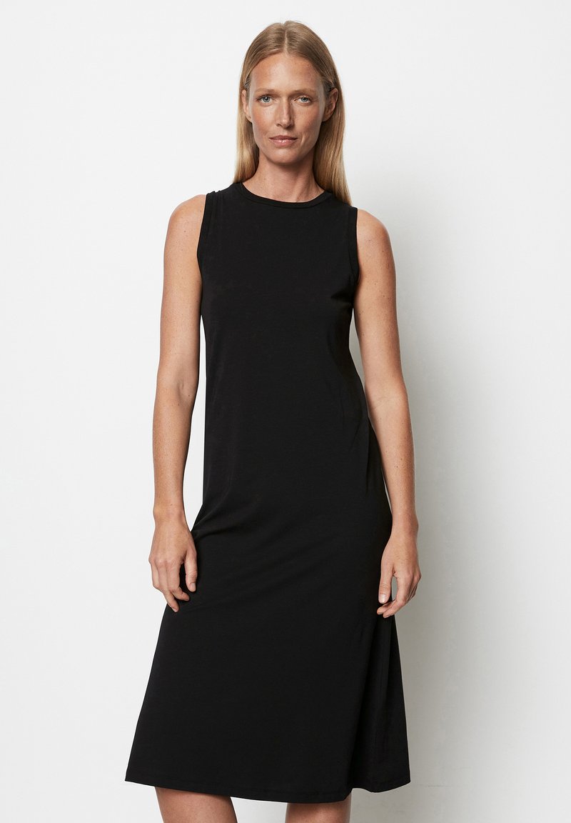 Marc O'Polo SLEEVE LESS EASY FIT - Džersejové šaty - black