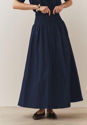 Next, REGULAR FIT - SHIRRED MAXI SKIRT  . - Maksiseelik - navy