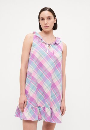 MADRAS SHORT GOWN - Hálóing - pink