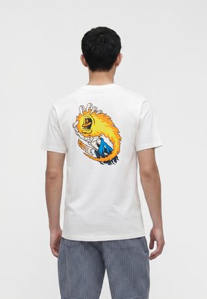 Santa Cruz, O'BRIEN SCREAM REAPER UNISEX - Camiseta estampada - white
