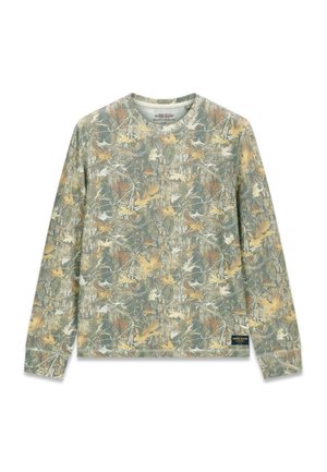 Guess, T-SHIRT MIT ALLOVER-PRINT - Long sleeved top - gemustert multicolor