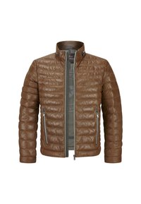 Milestone MSCORTINO - Lederjacke - cognac