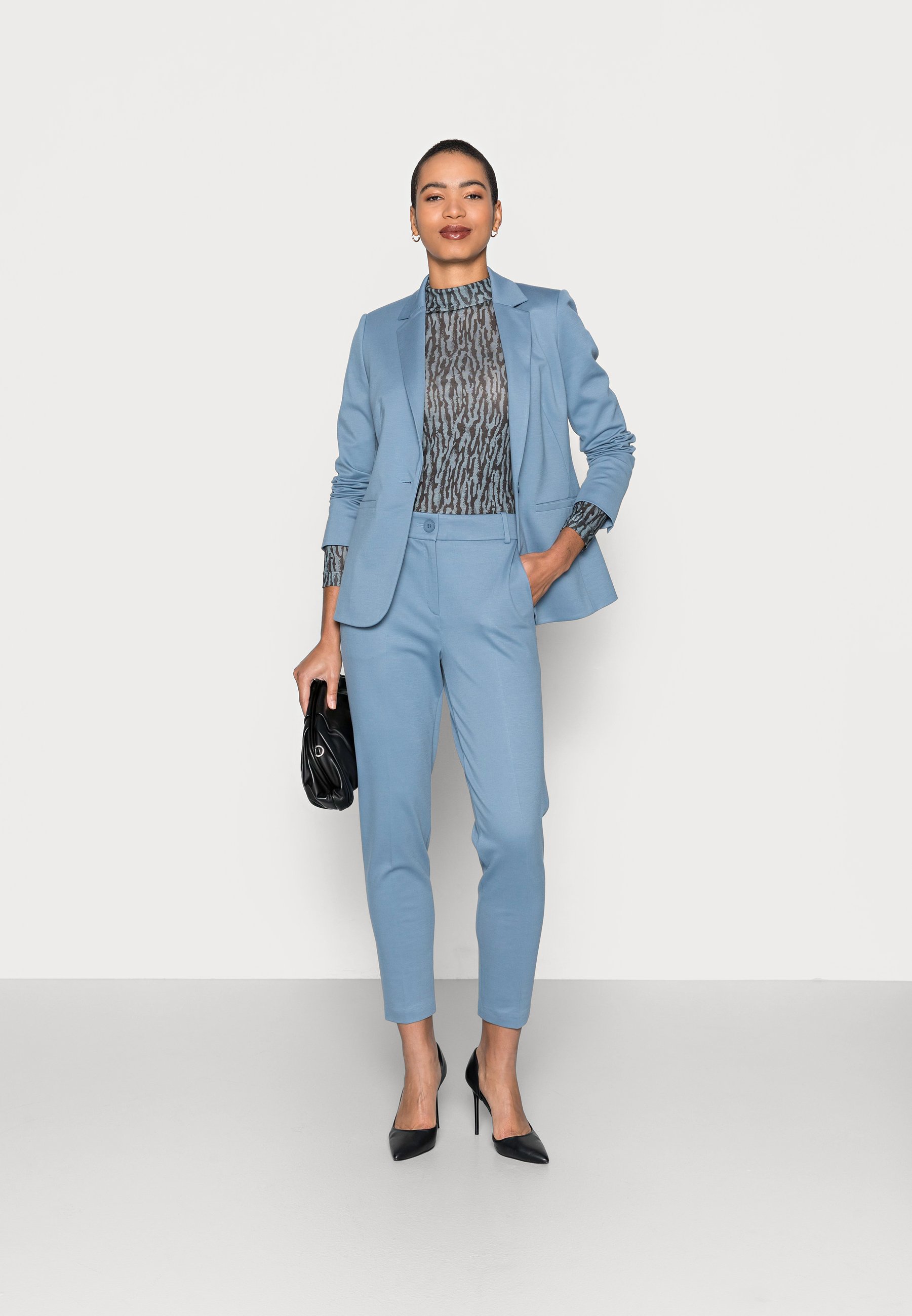 Esprit Collection Blazer - grey blue/blauwgrijs - Zalando.nl