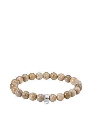 MIT DAISY JASPIS BEADS - Armband - silberfarben/natur