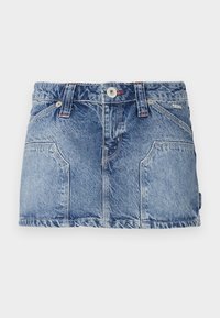 CARPENTER MINI - Jeansskjørt - blue