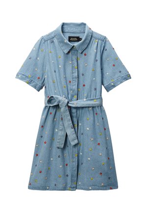 Robe en jean - bleach denim