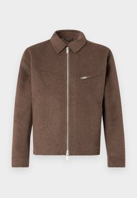 BOXY JACKET - Kerge jope - dark brown