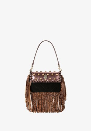 Kurt Geiger London, SM OXFORD FRINGE SHOULDER - Handtas - brown oth