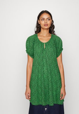 Kaffe ISOLDE AMBER TUNIC - Τουνίκ - poison green/black