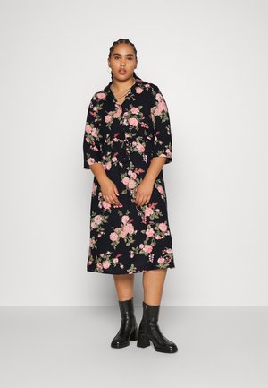 PCNYA MIDI DRESS - Paitamekko - black