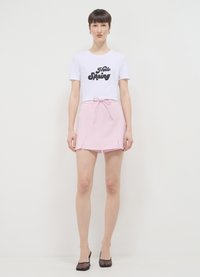 Calliope SCRITTE STRASS - T-shirt con stampa - bianco ottico