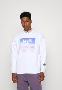Levi's® GRAPHIC CREW - Camisola - poster summer crew white