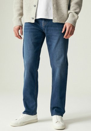 Next Authentic Stretch - Džíny Straight Fit - blue