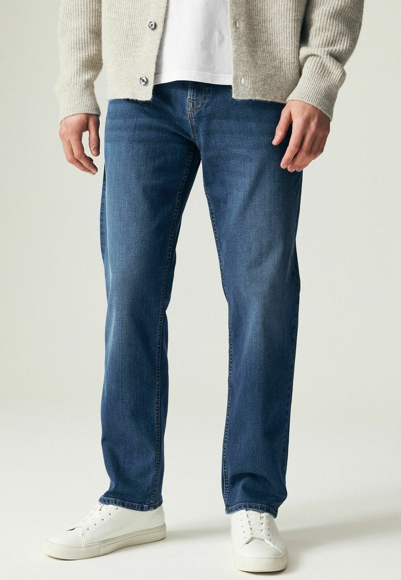Next Authentic Stretch - Straight leg -farkut - blue