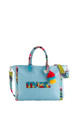 BRAZIL - Tote bag - light blue/multicolor