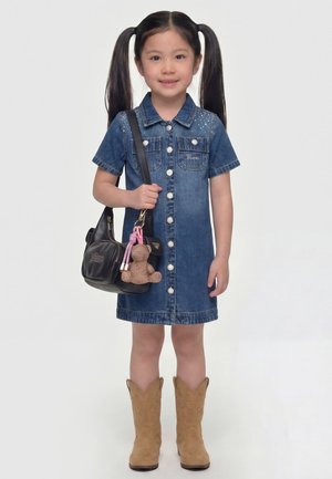 Guess, STRASS DENIM DRESS - Haljina od trapera - blau