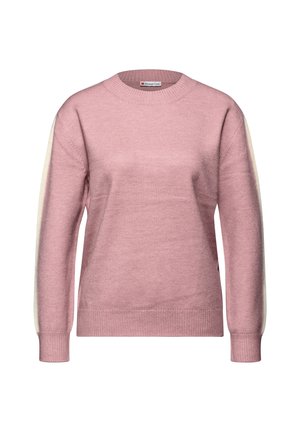 MIT GALLONSTREIFEN - Pullover - rosa