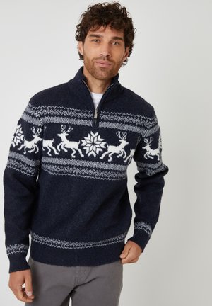 GABRIEL - Strickpullover - navy marl
