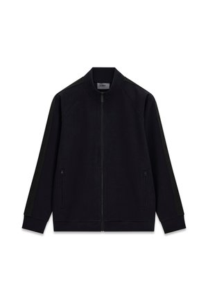 Guess, SWEATSHIRT MIT DURCHGEHENDEM REISSVERSCHLUSS - Bomberjacks - schwarz