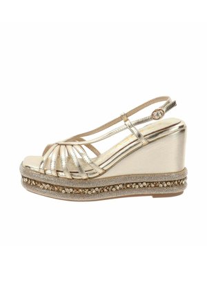 Sandali con tacco - oro