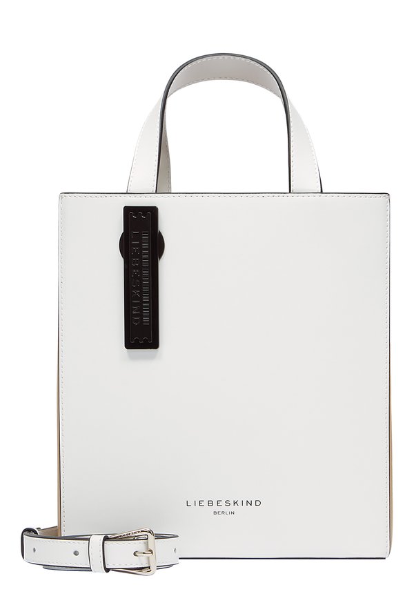 PAPER BICOLOUR-OPTIK - Handtasche - weiß