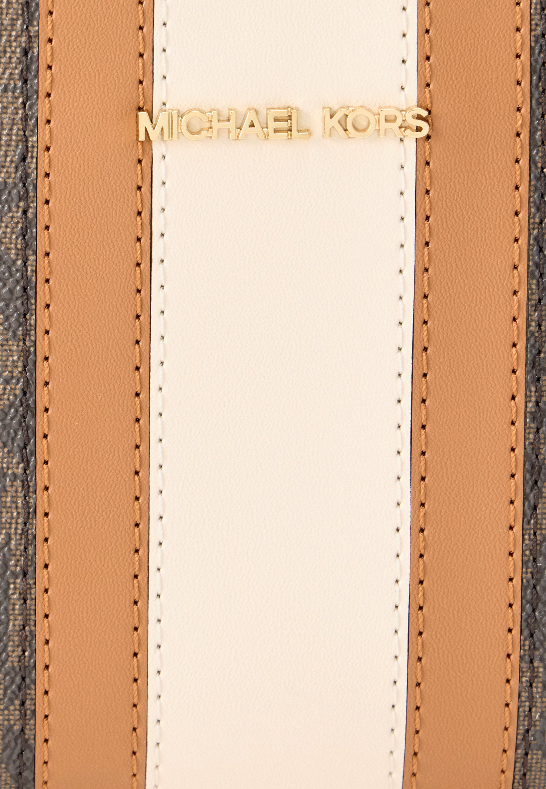 MICHAEL Michael Kors BECCA - Cross body bag - brown/ acorn/brown
