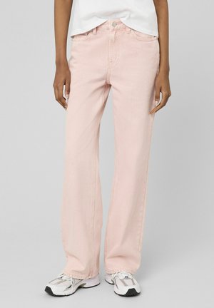 Jean droit - rose pâle