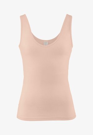 hessnatur TANK V-NECK - Undershirt - puder