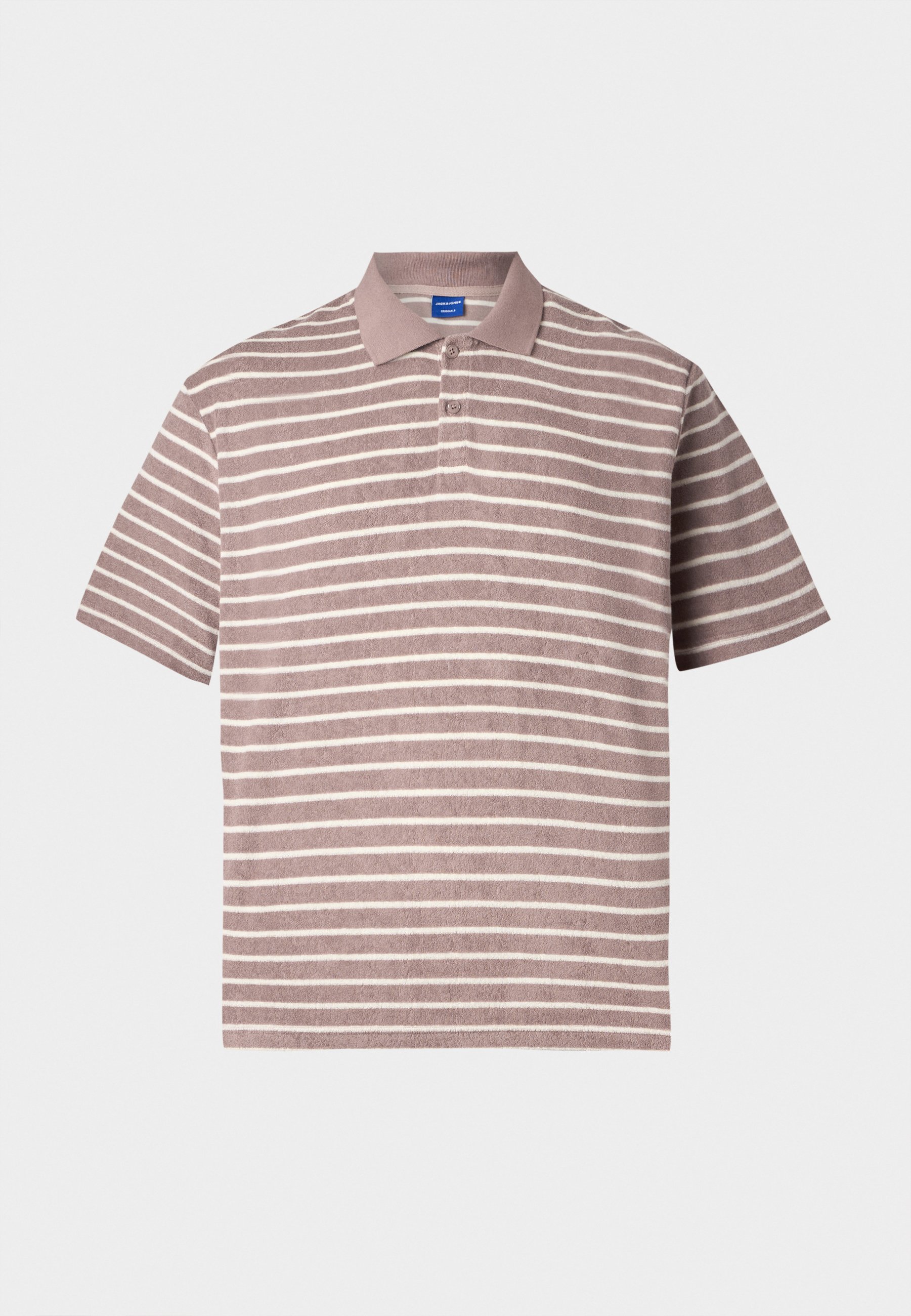Jack & Jones JORGEN STRIPED - Polo shirt - mocha meringue/light