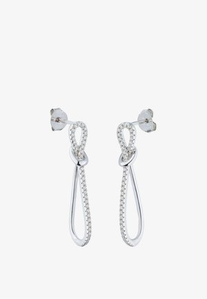 JOBO, JOBO OHRSTECKER SCHLEIFE - Ohrringe - silver-coloured