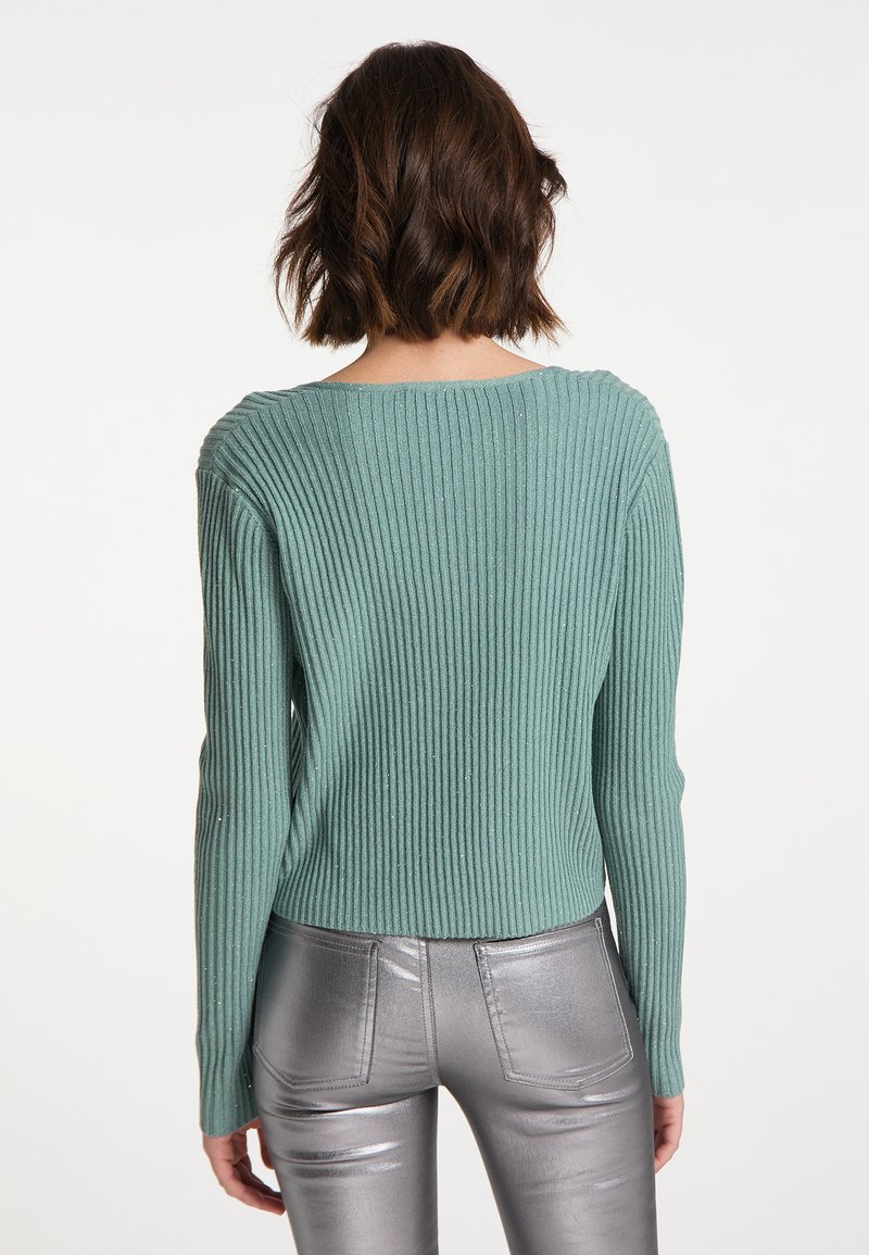 Damen Strickjacken | myMo at night MYMO AT NIGHT KRZY Strickjacke mint/grün - AC73137 Damen Strickjacken | myMo at night MYMO AT NIGHT KRZY Strickjacke mint/grün - AC73137
