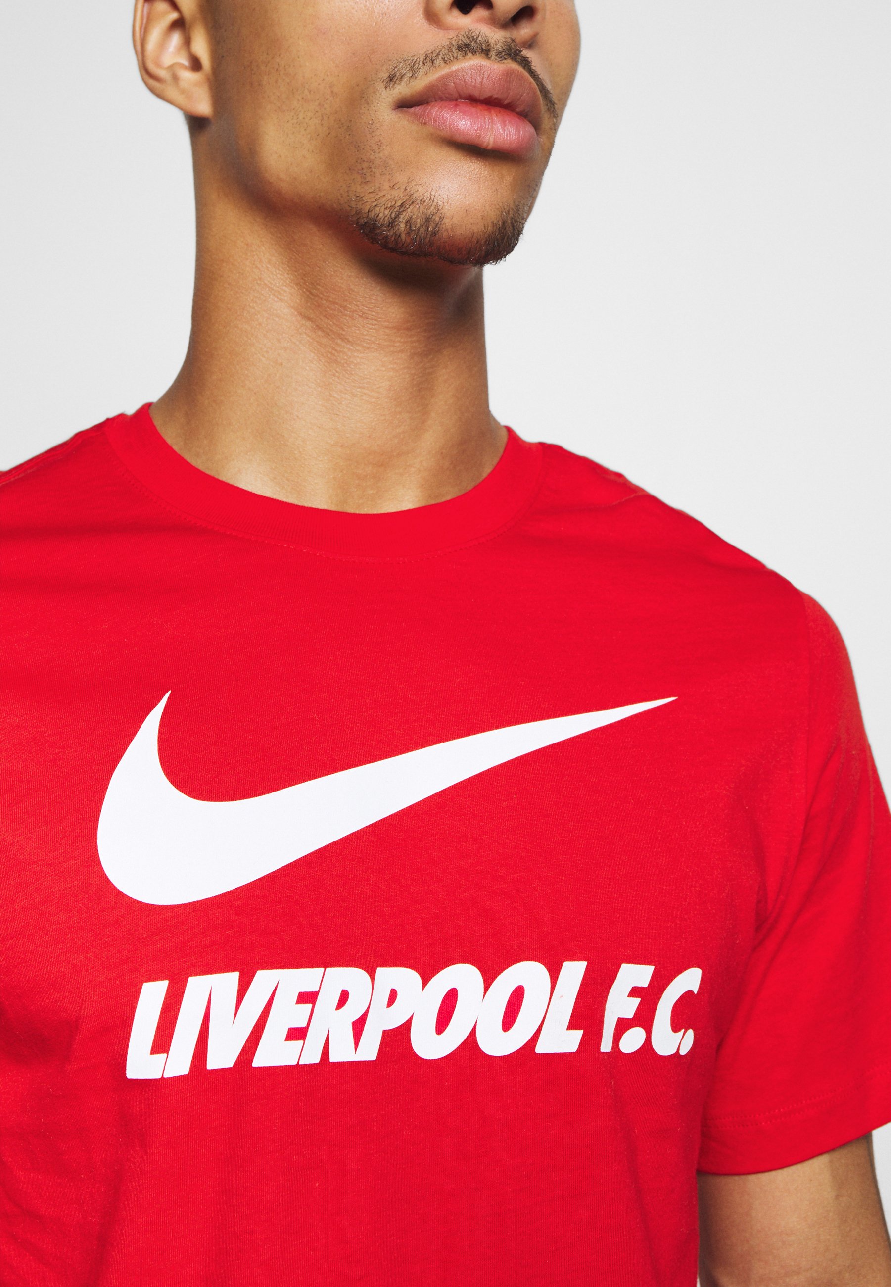 lfc nike mens training ground grey tee