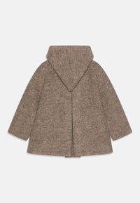 Huttelihut COAT HOOD UNISEX - Klassikaline mantel - camel melange