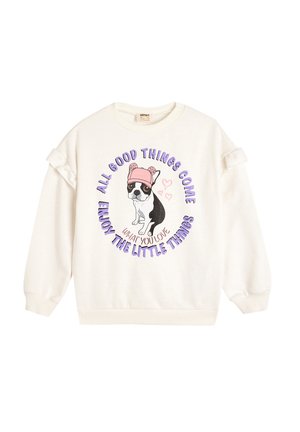 RUFFLE - Sweatshirt - white