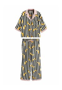 Rockett St George SET - Pyžamová sada - monochrome stripe banana print