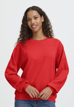IHAMIAS LS - Sweatshirt - racing red