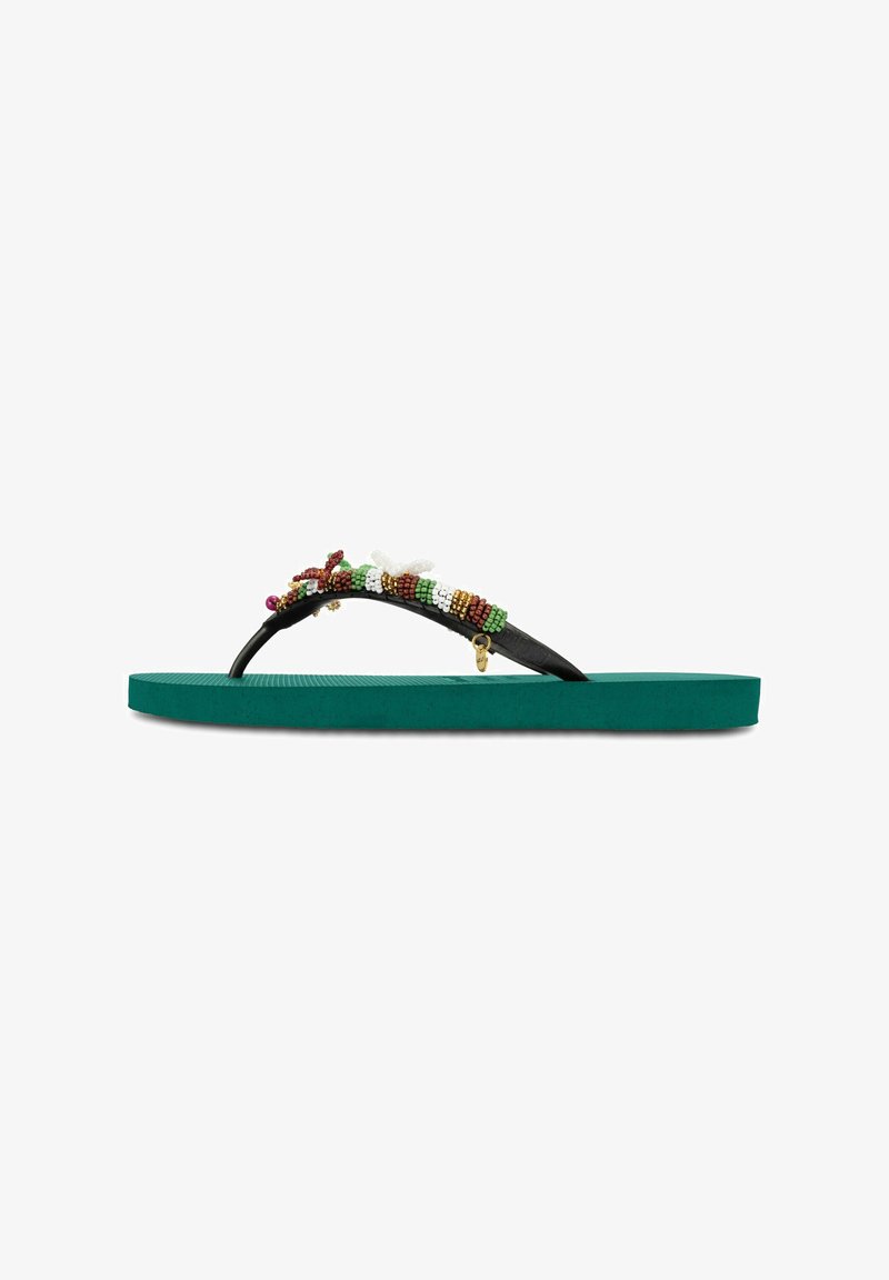 Uzurii T-bar sandals - forest green