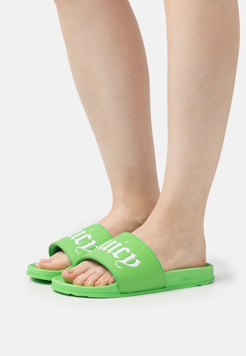 Juicy Couture PATTI PADDED STRAP SLIDER Mules green Zalando.co.uk