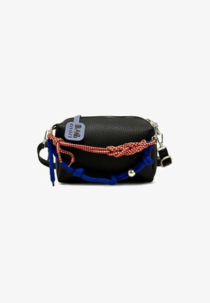 Bagmori MINI SHOULDER BAG WITH CHARM DETAIL - Taška s příčným popruhem - black
