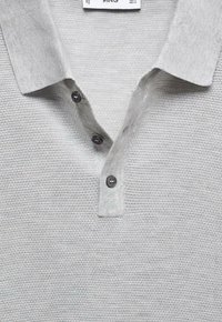 Mango Polo - mottled light grey