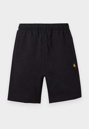 Carhartt WIP, CHASE - Shorts - black/gold-coloured