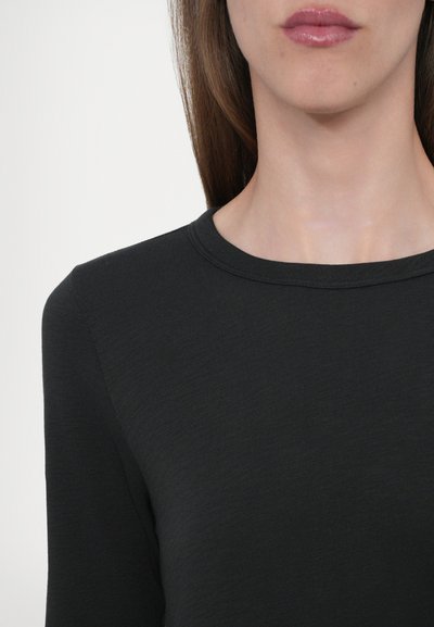 rag & bone THE SLUB - Μπλούζα με μακριά μανίκια - black