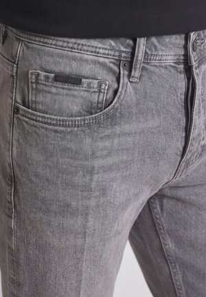 Antony Morato, DENIM CHINOS RAY SLIM ANKLE LENGHT FIT IN COMFORT GREY DENIM - Vaqueros slim fit - metallic grey
