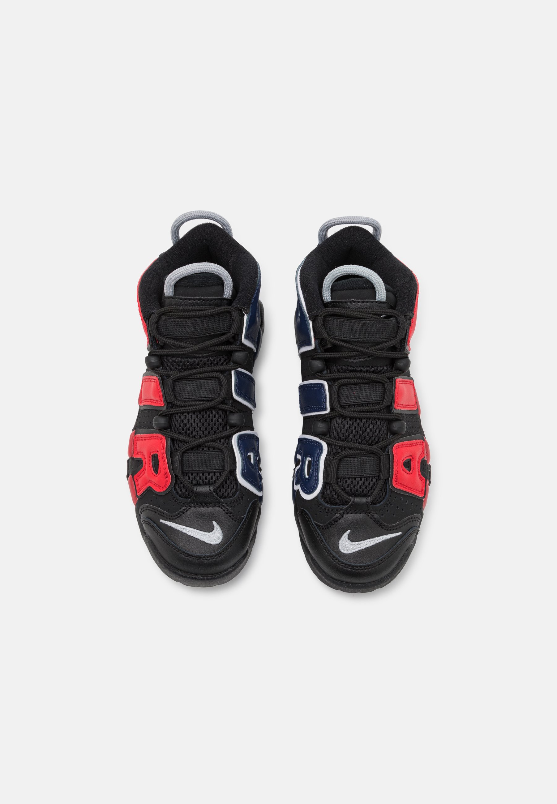 Nike Sportswear AIR MORE UPTEMPO - Sneaker high - black/university  red/midnight navy/white/schwarz - Zalando.ch