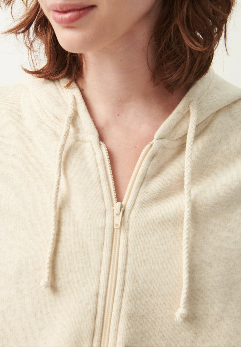 Sweat à Capuche Vintage Années 50 Femme - Tissu éponge Floral Doublé - Fermeture éclair Complète - Taille S
