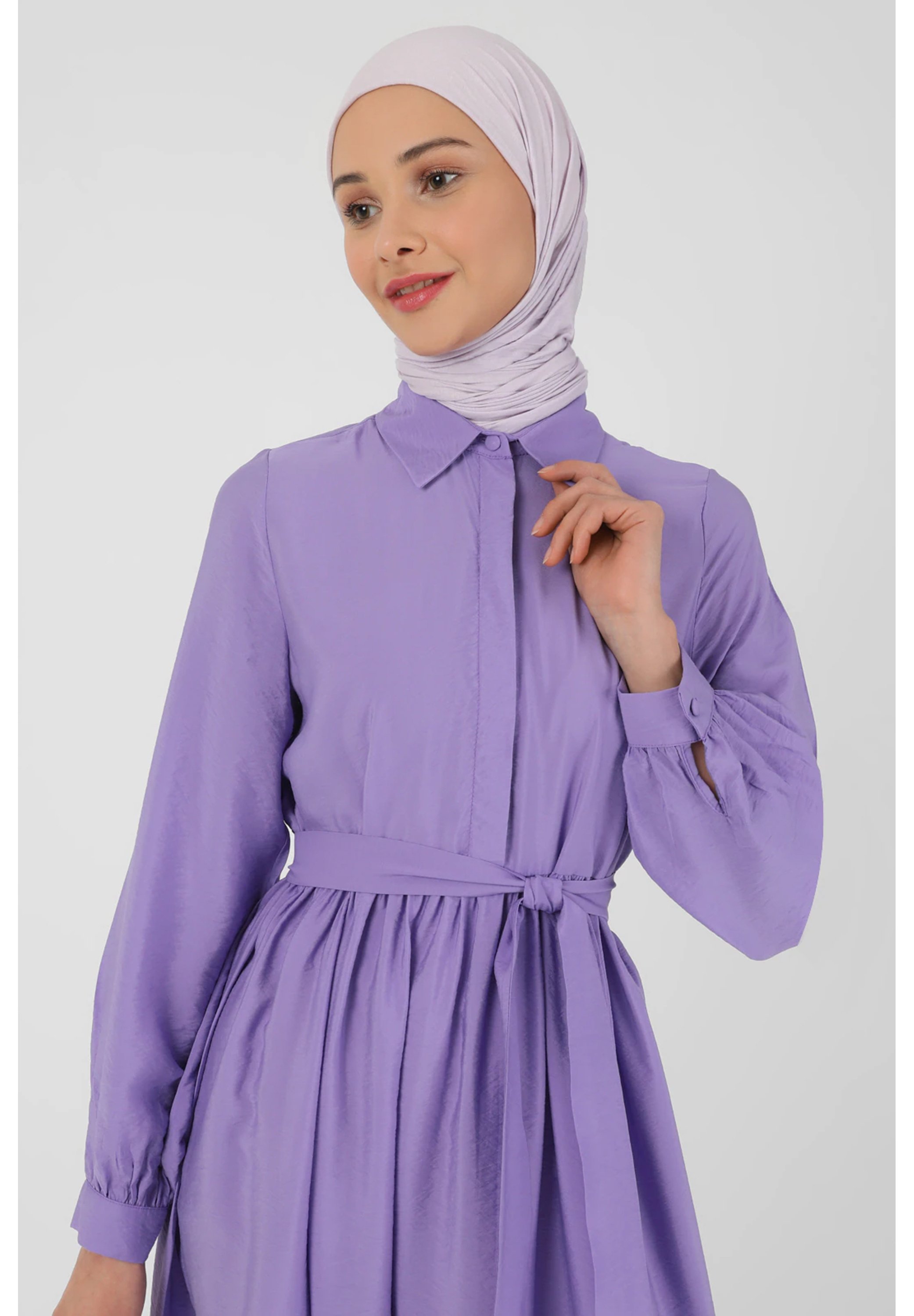 modanisa purple dress